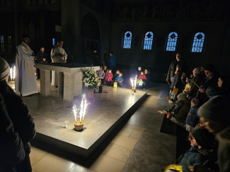 kleines Feuerwerk zum Ende des Kirchenjahrs