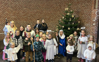 Krippenspielkinder Krippenfeier 2024