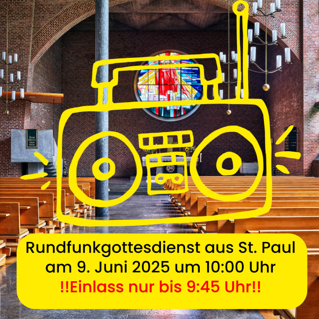 Ankündigung Rundfunkgottesdienst