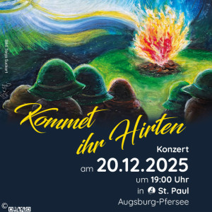 Flyer Weihnachtskonzert Sankt Paul 2025
